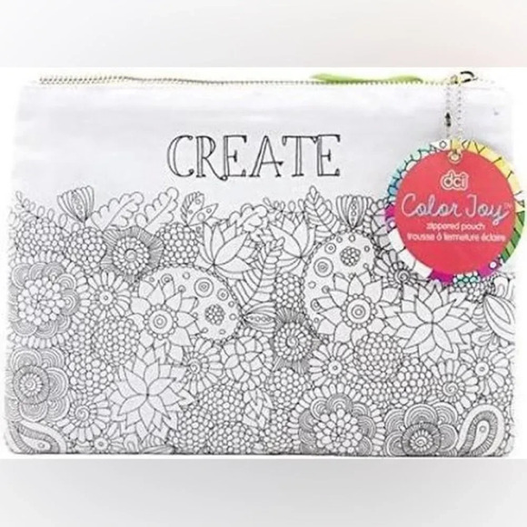 DCI Color Jo Other - DCI COLOR JOY‎ Zippered Pouch in Flower Patterns